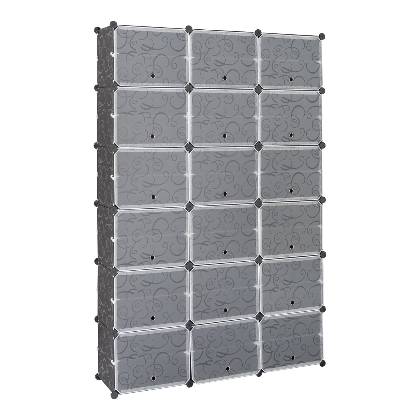 12-Tier Portable 72 Pair Shoe Rack Organizer 36 Grids Tower Shelf Storage Cabinet Stand Expandable for Heels, Boots, Slippers