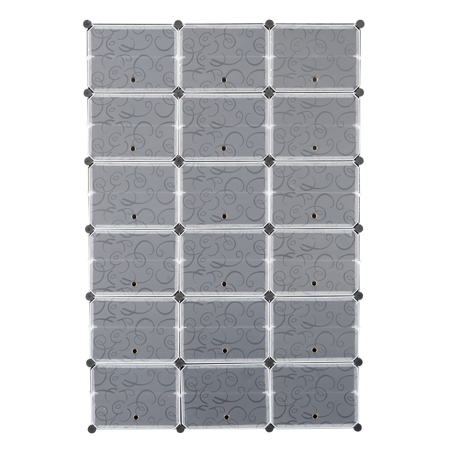 12-Tier Portable 72 Pair Shoe Rack Organizer 36 Grids Tower Shelf Storage Cabinet Stand Expandable for Heels, Boots, Slippers