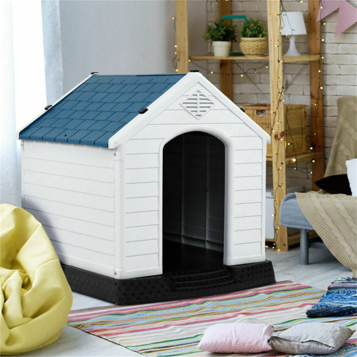 1pc 33.5" Dog House of Plastic.pet house