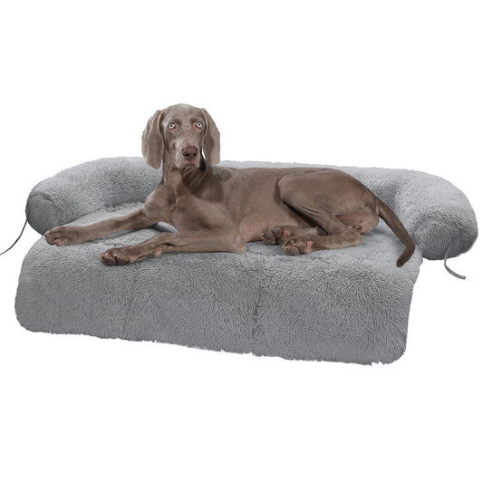 Dog Bed Large Sized Dog, Fluffy Dog Bed Couch Cover, Calming Large Dog Bed, Washable Dog Mat for Furniture Protector,Perfect for Large Dogs and Cats