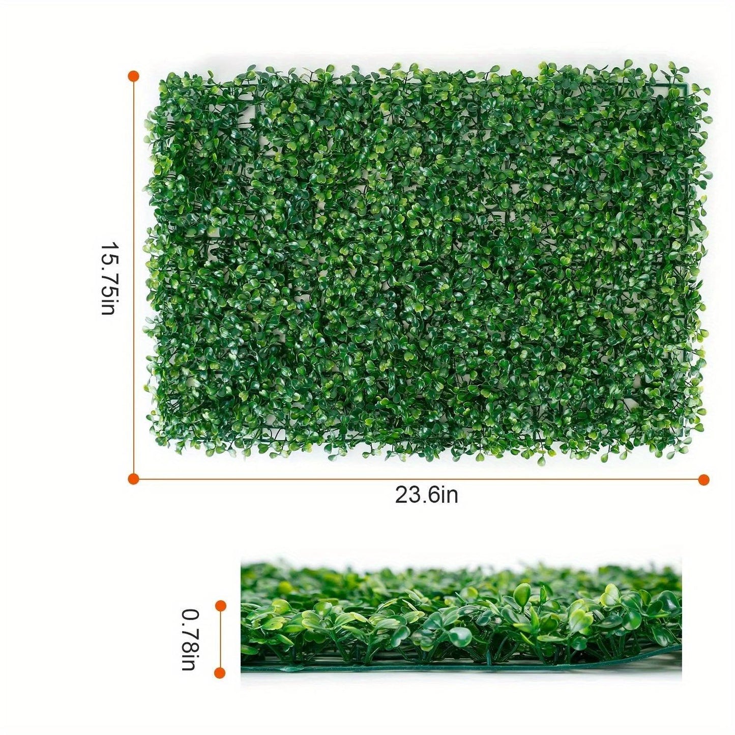 12 Pieces of Grass Wall Panels, Grass Back Panel, Garden Fence, Backyard (12)(No shipments on weekends, banned from Amazon)