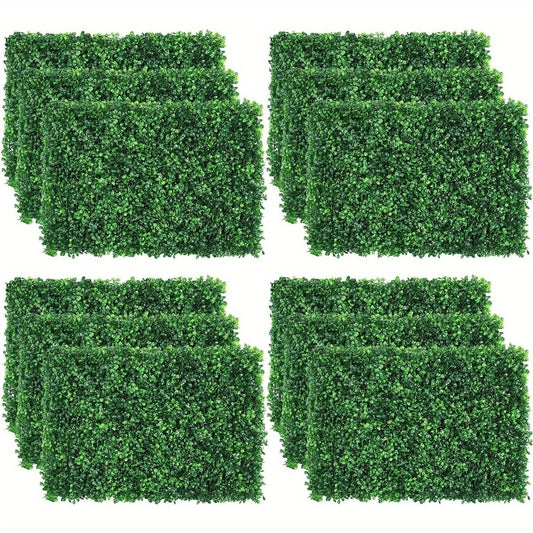 12 Pieces of Grass Wall Panels, Grass Back Panel, Garden Fence, Backyard (12)(No shipments on weekends, banned from Amazon)